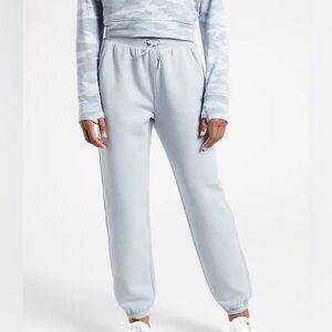 Athleta Girl Light Sky Blue Fleece Retroactive Jogger Youth Girls XL 14 NWT